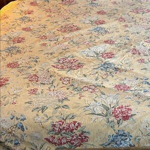 Pottery Barn Floral Duvet Cover - Yellow, Red, Blue and green